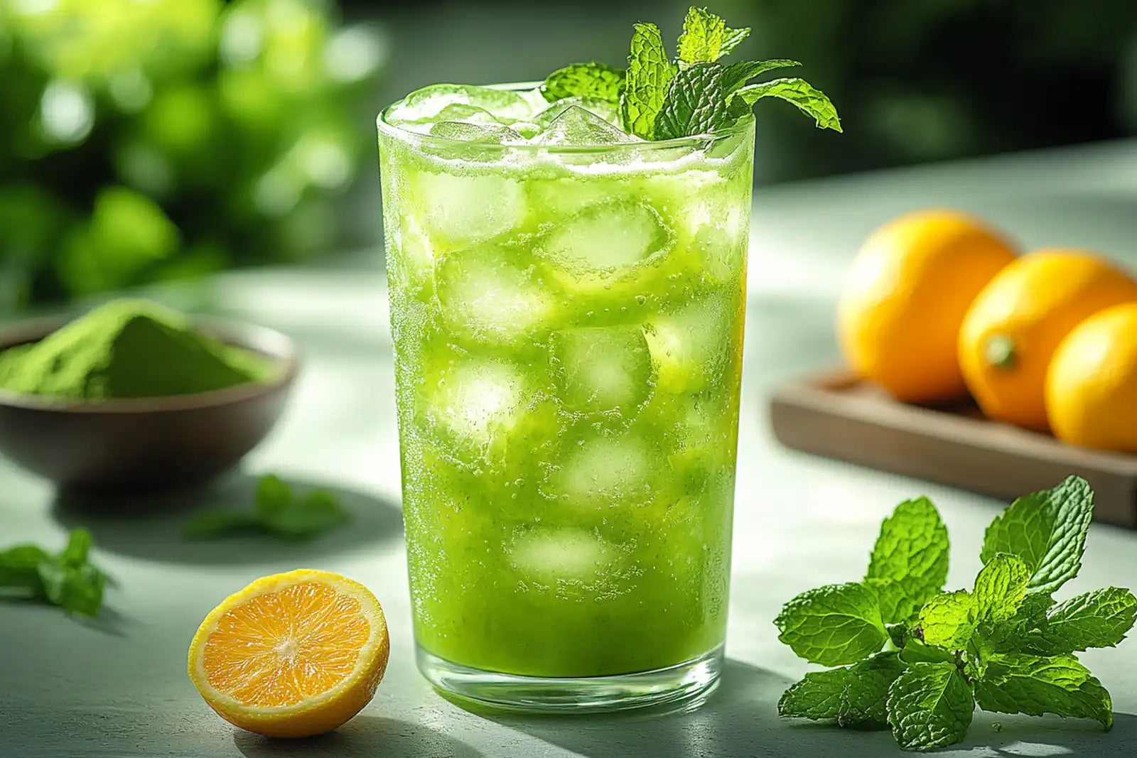 Matcha-Yuzu-Limonade: Das perfekte Sommerrezept